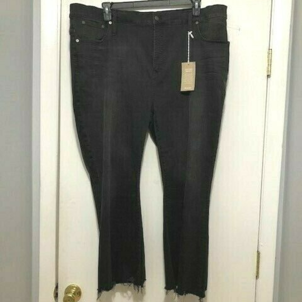 NWT Madewell Cali Demi-Boot Jeans Berkeley Black